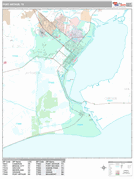 Port Arthur Digital Map Premium Style